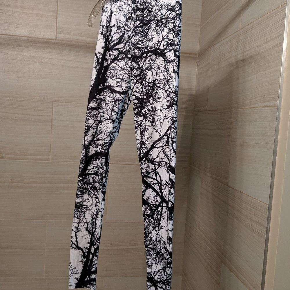 Slimming "branch" leggings